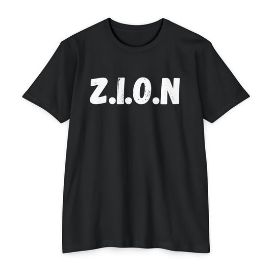 Adult Zion White Words & Image