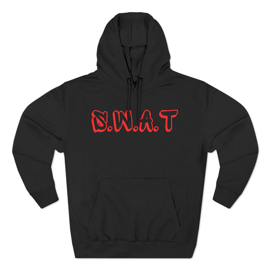 Swat Christian Red Words Hoodie