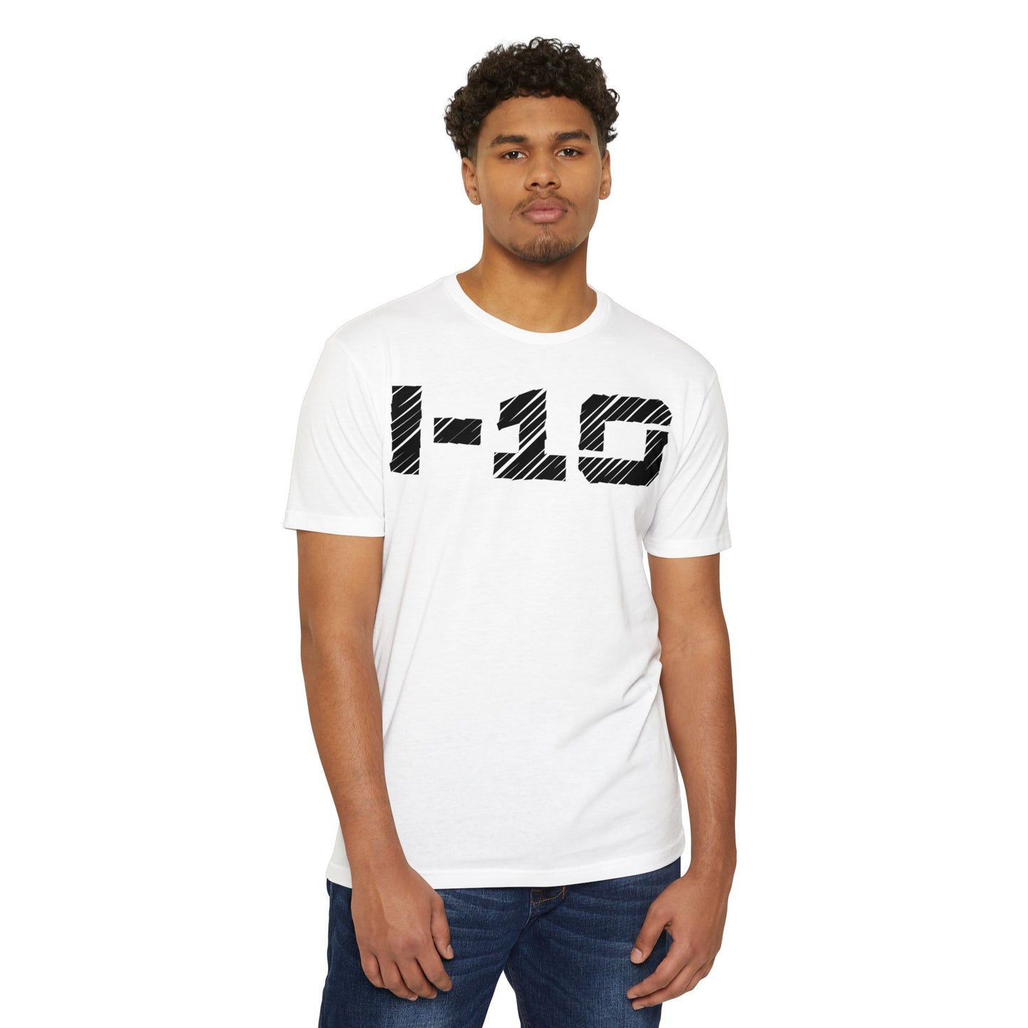 Adult I-10 Christian Black Words Premium Tee