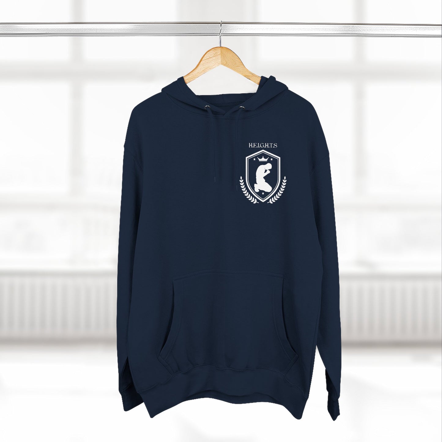 Adult Heights White Pullover Hoodie