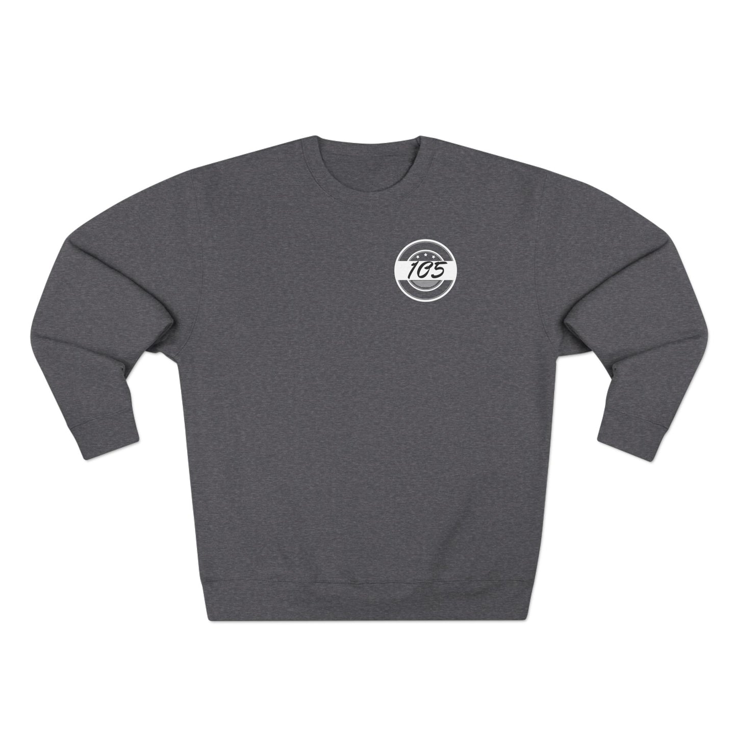 Adult 105 Christian White and Black Letters Crewneck