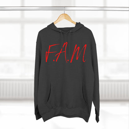 Fam Hoodie Red Words