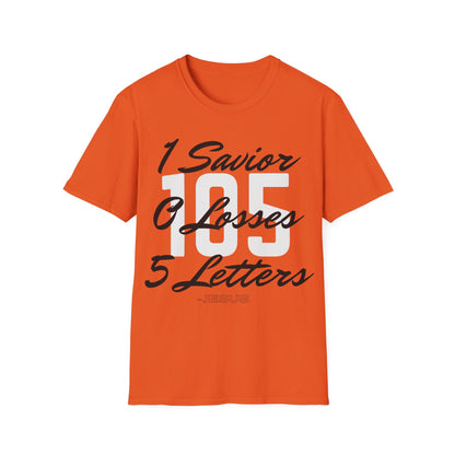Adult 105 Christian Black and White Letters