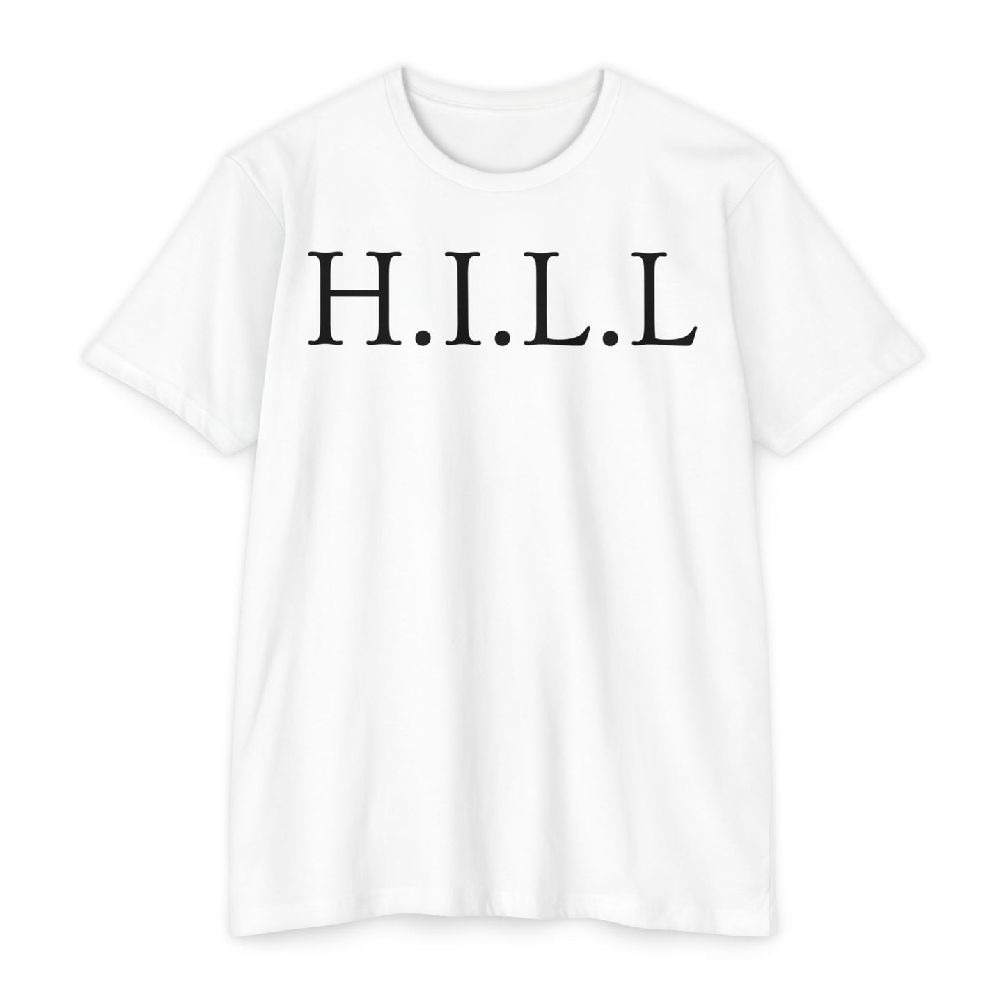 Adult Hill Christian Black Words Premium tee
