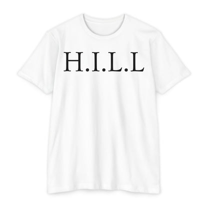 Adult Hill Christian Black Words Premium tee