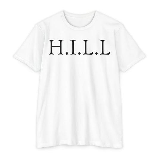 Adult Hill Christian Black Words Premium tee