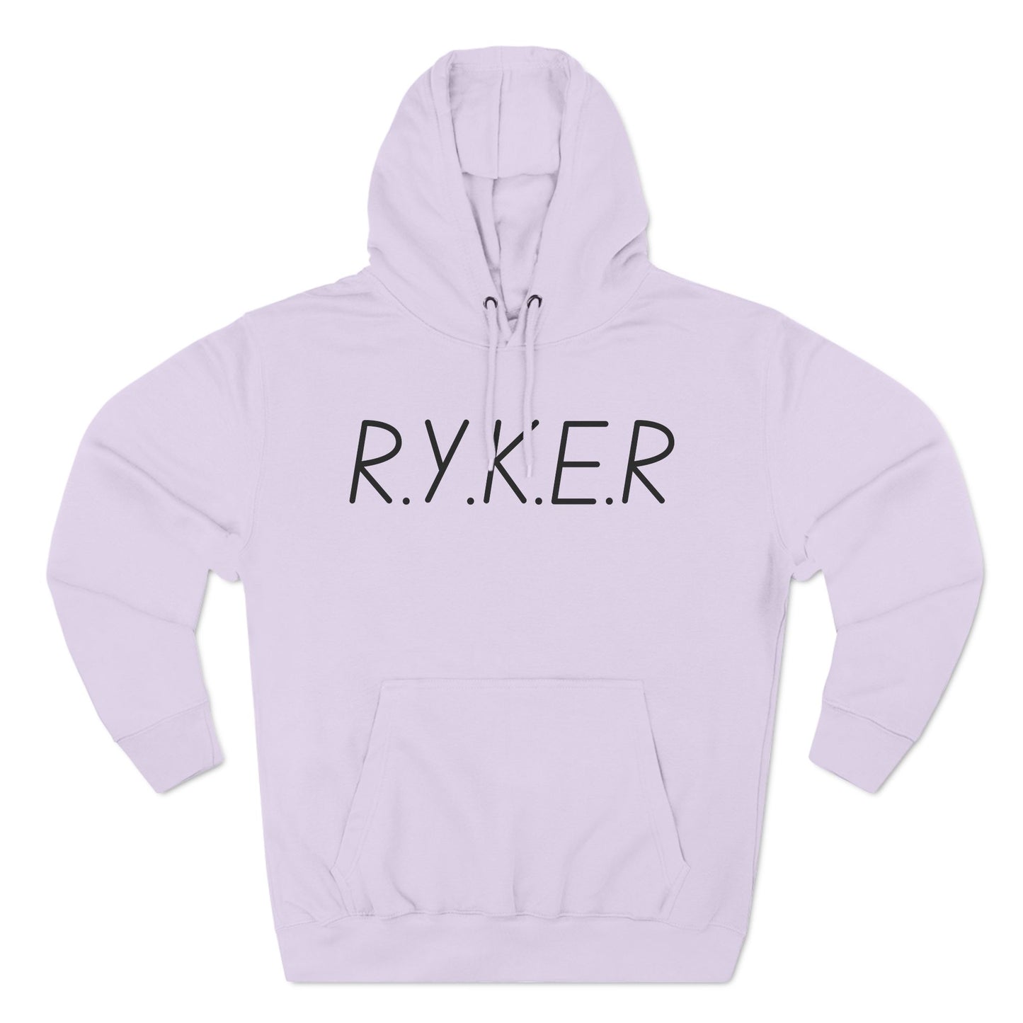 RYKER Christian Black Letters Hoodie