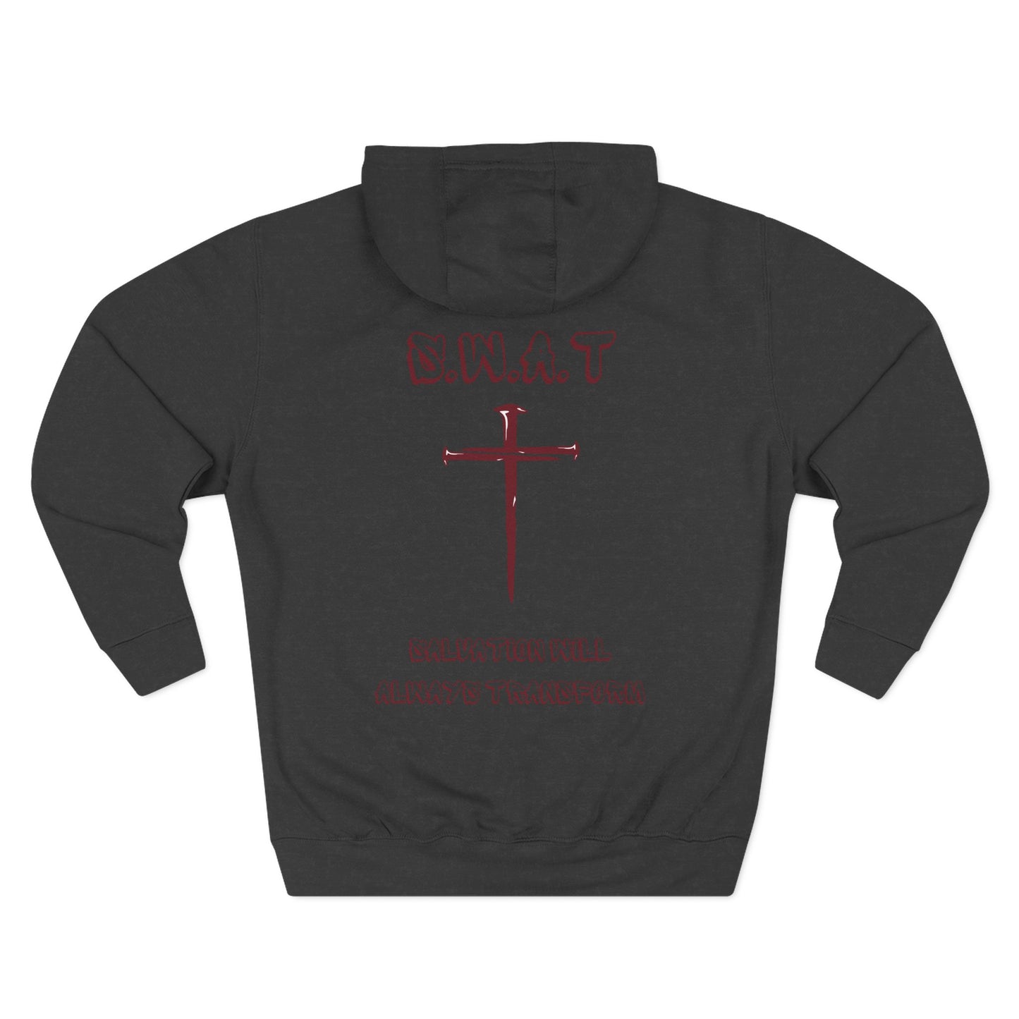Swat Christian Marron Words Hoodie