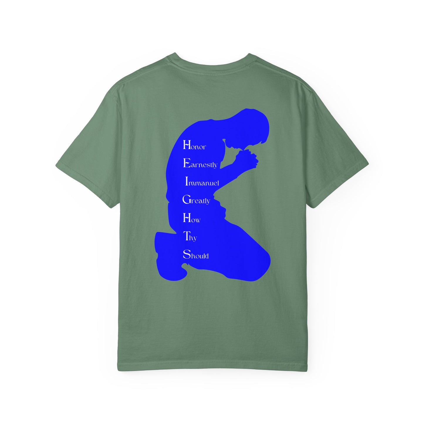 Heights Christian Blue Letters & Image