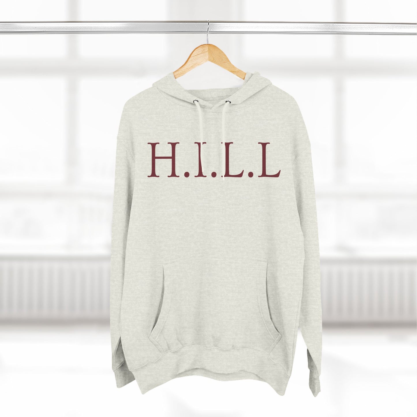 Hill Christian Marron Words Hoodie