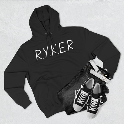 Adult RYKER Christian White Letters Pullover Hoodie