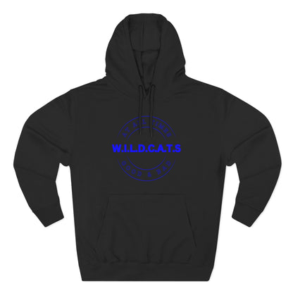 Wildcats Christian Blue Letters & Picture Hoodie