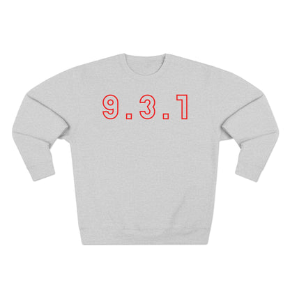 931 Crewneck Red Words
