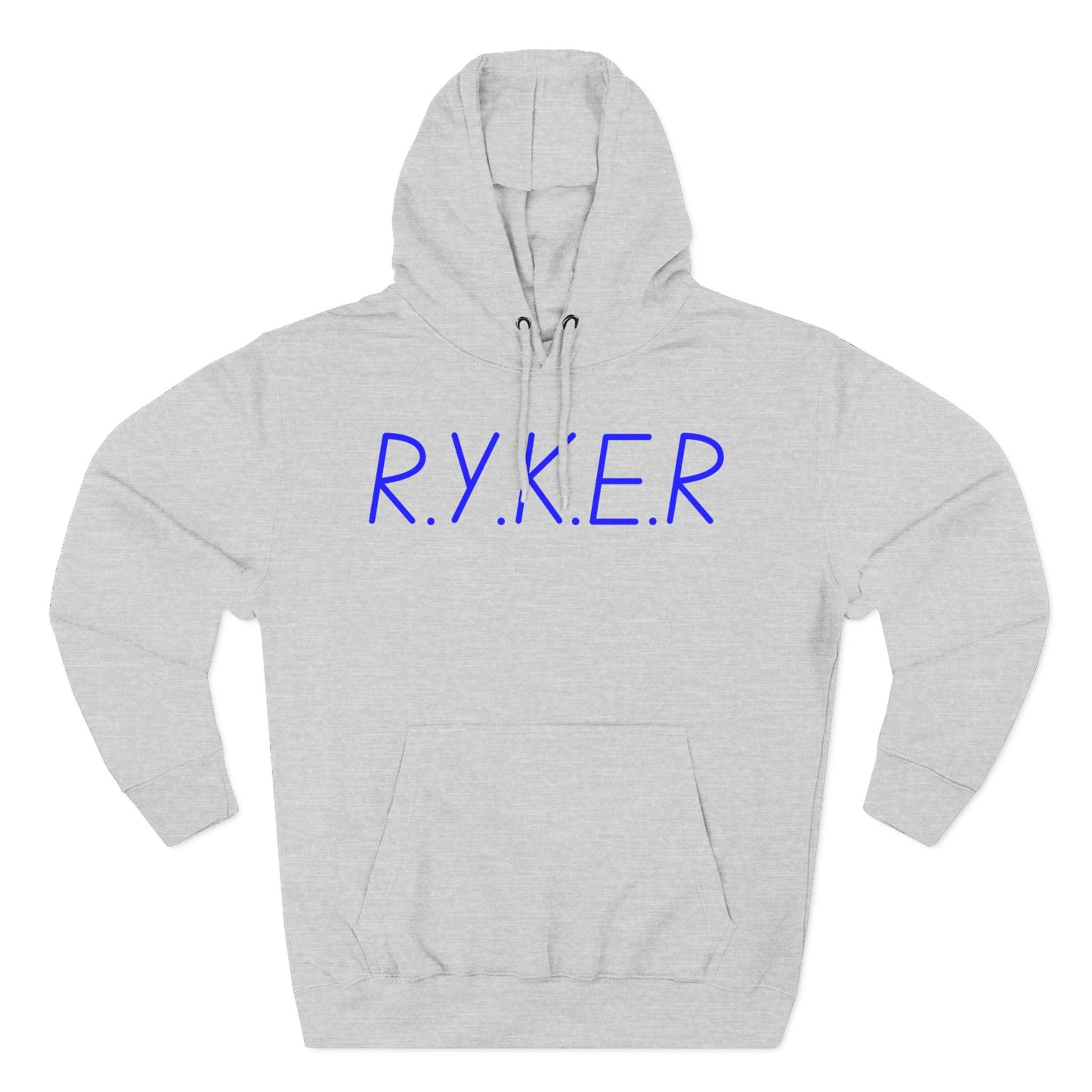 RYKER Christian Blue Letters Hoodie