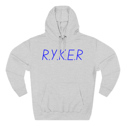 RYKER Christian Blue Letters Hoodie