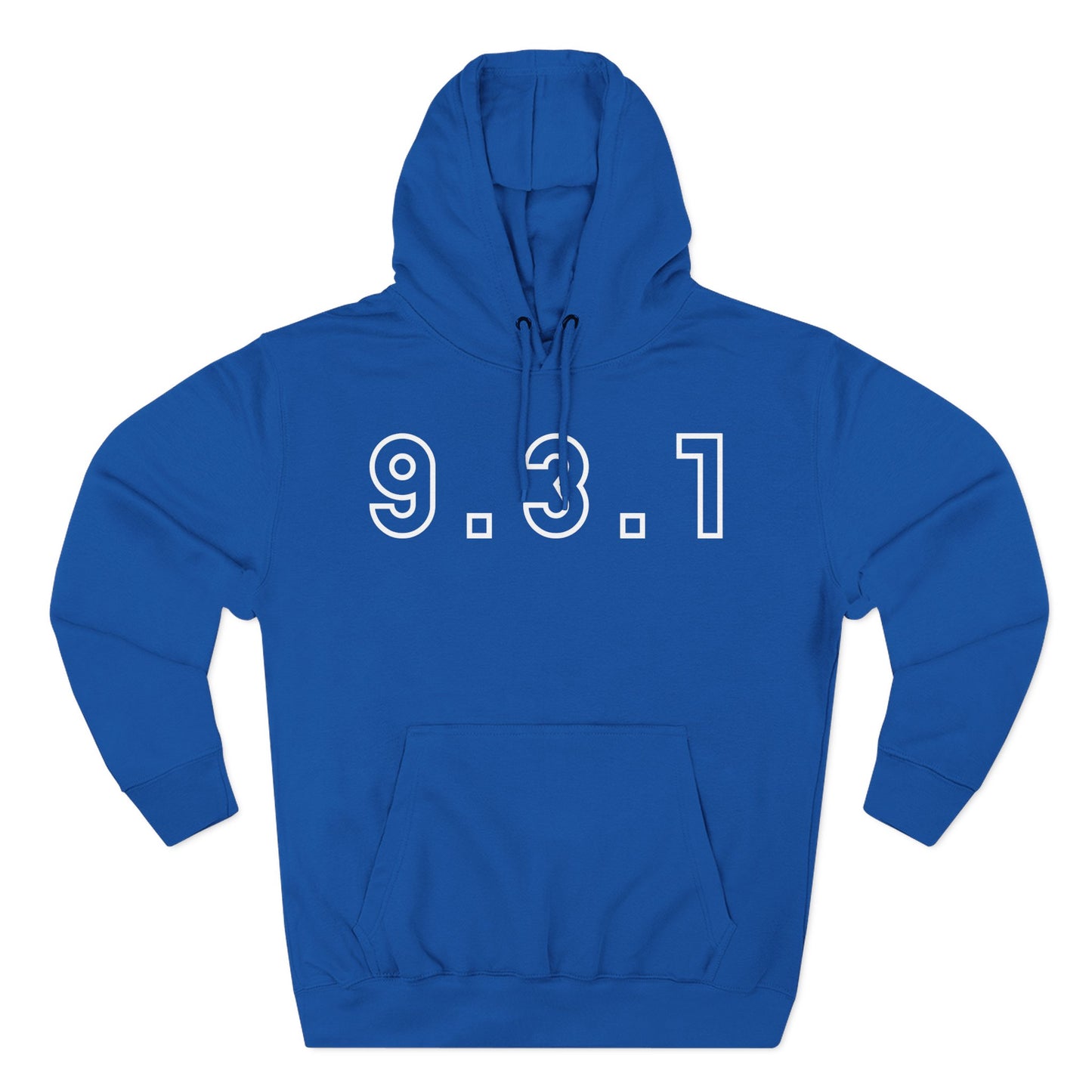 Adult 931 White Pullover Hoodie