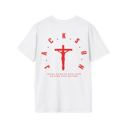 Jackson Believing Christian Red Letters & Cross