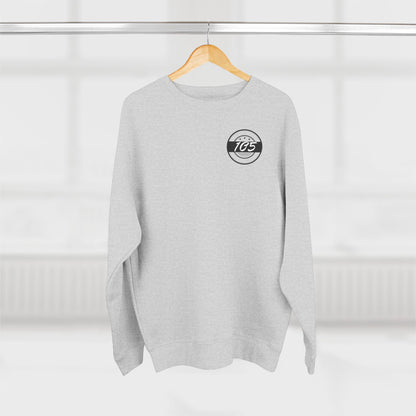 Adult 105 Christian Black and White Letters Crewneck