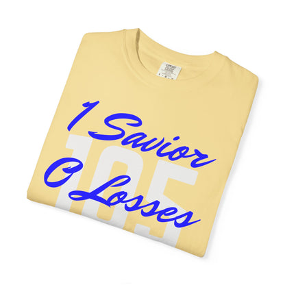 Adult 105 Christian Blue and White Letters