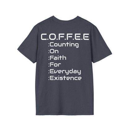 Adult Coffee Christian White Words Only