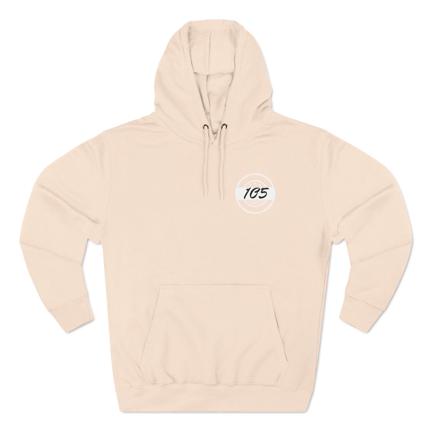Adult 105 Christian White and Black Letters Hoodie