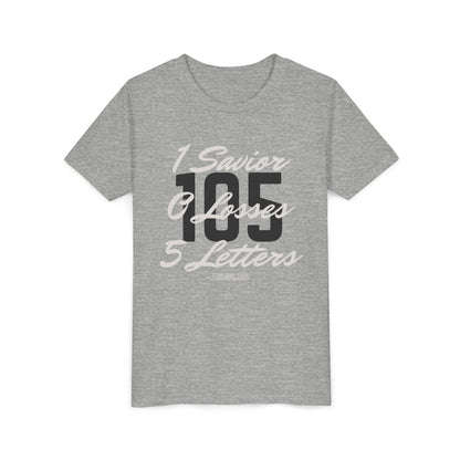 Youth 105 Christian White and Black Letters