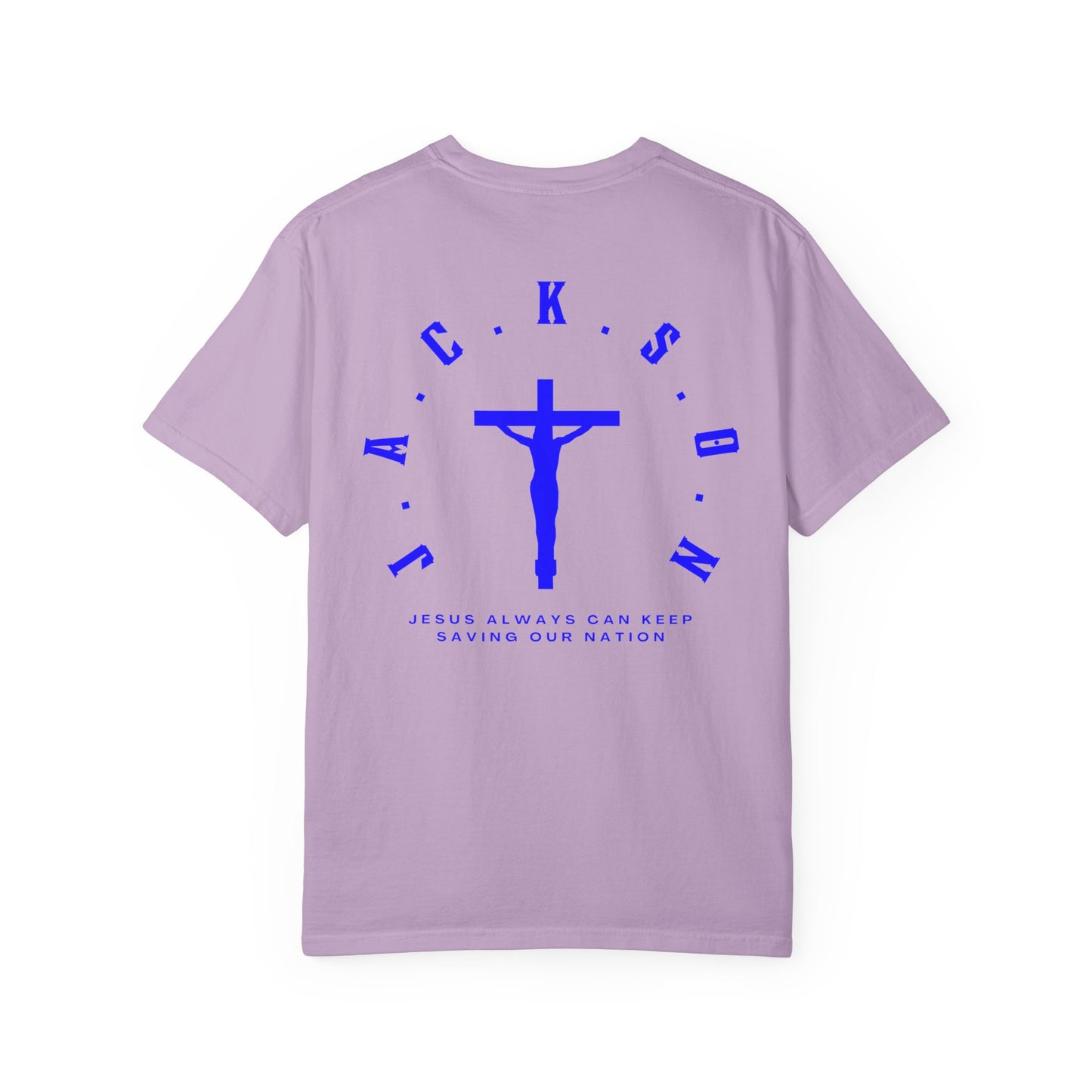 Jackson Believing Christian Blue Letters & Cross
