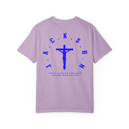 Jackson Believing Christian Blue Letters & Cross