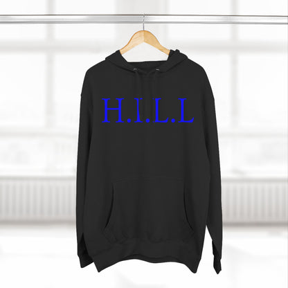 Hill Christian Blue Words Hoodie