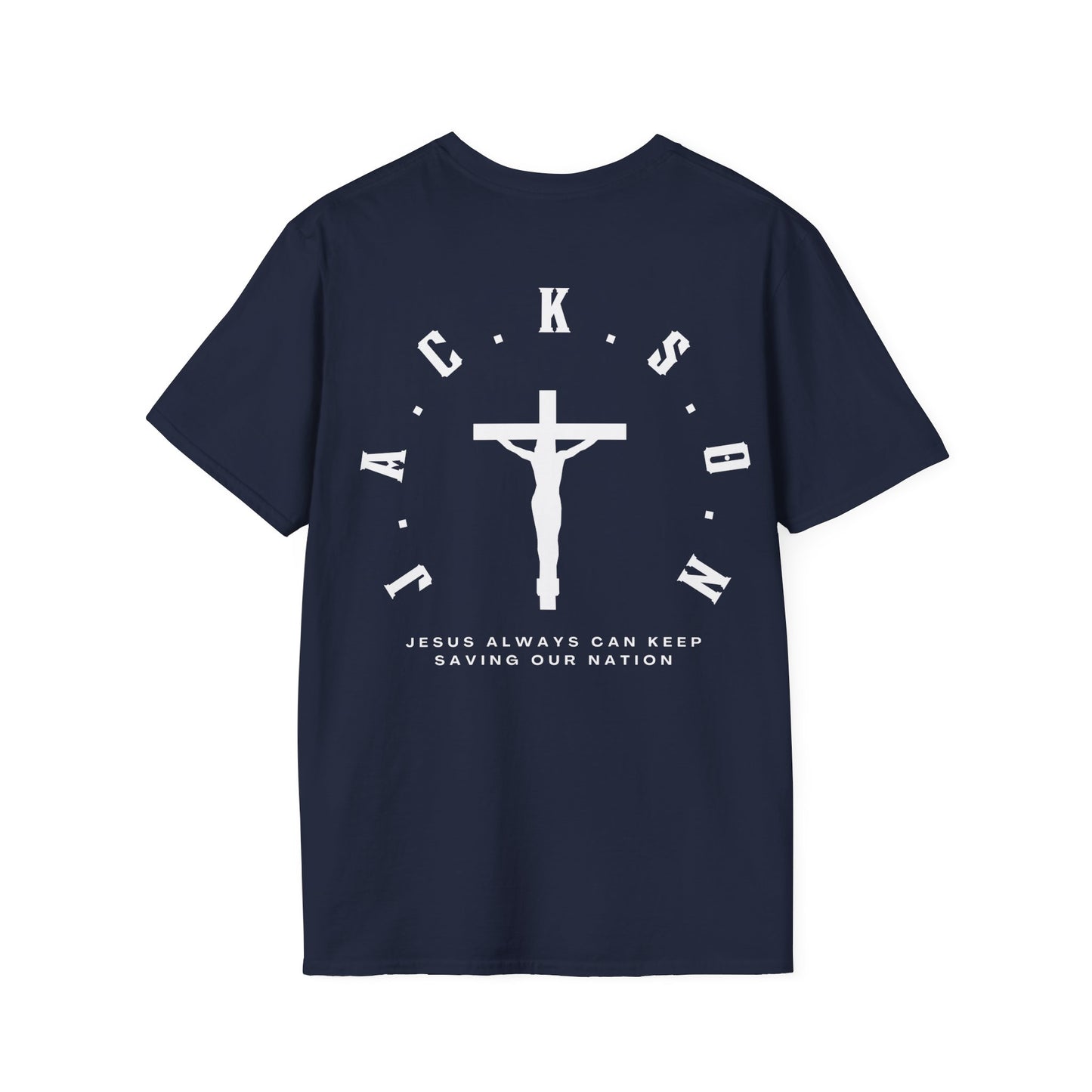 Jackson Believing Christian White Letters & Cross
