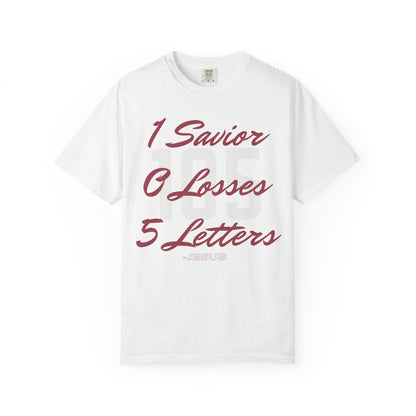 Adult 105 Christian Marron and White Letters