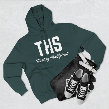 Adult THS Christian White Letters Hoodie