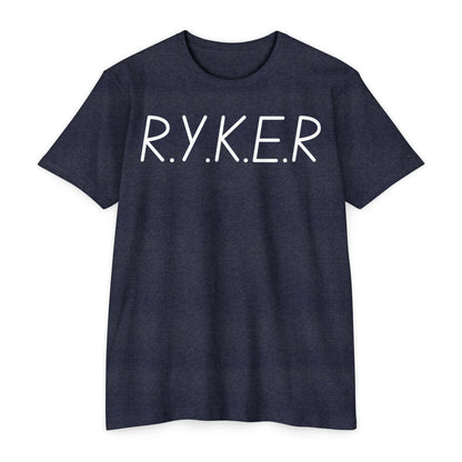 Adult RYKER Christian White Letters Premium Tee