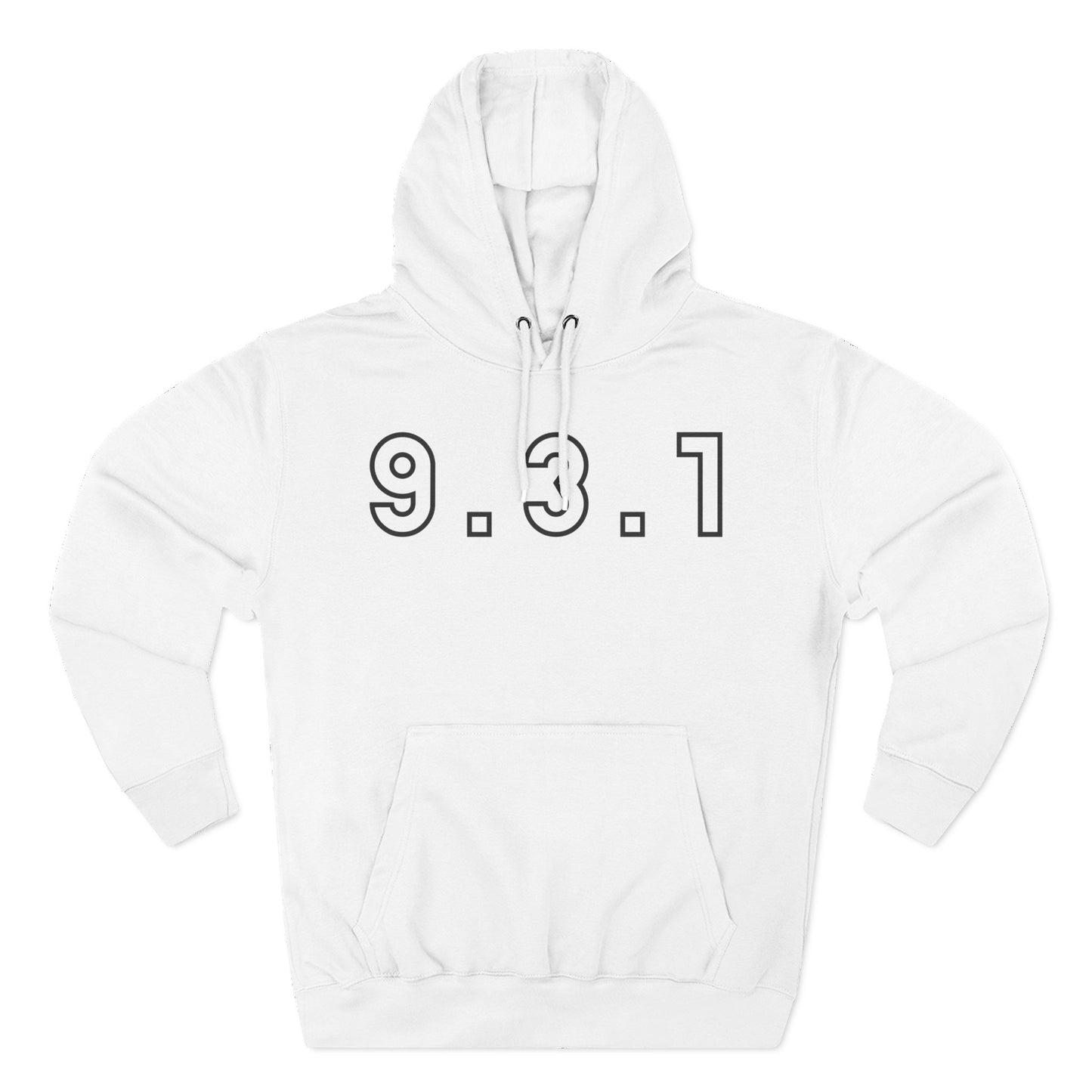 Adult 931 Black Pullover Hoodie