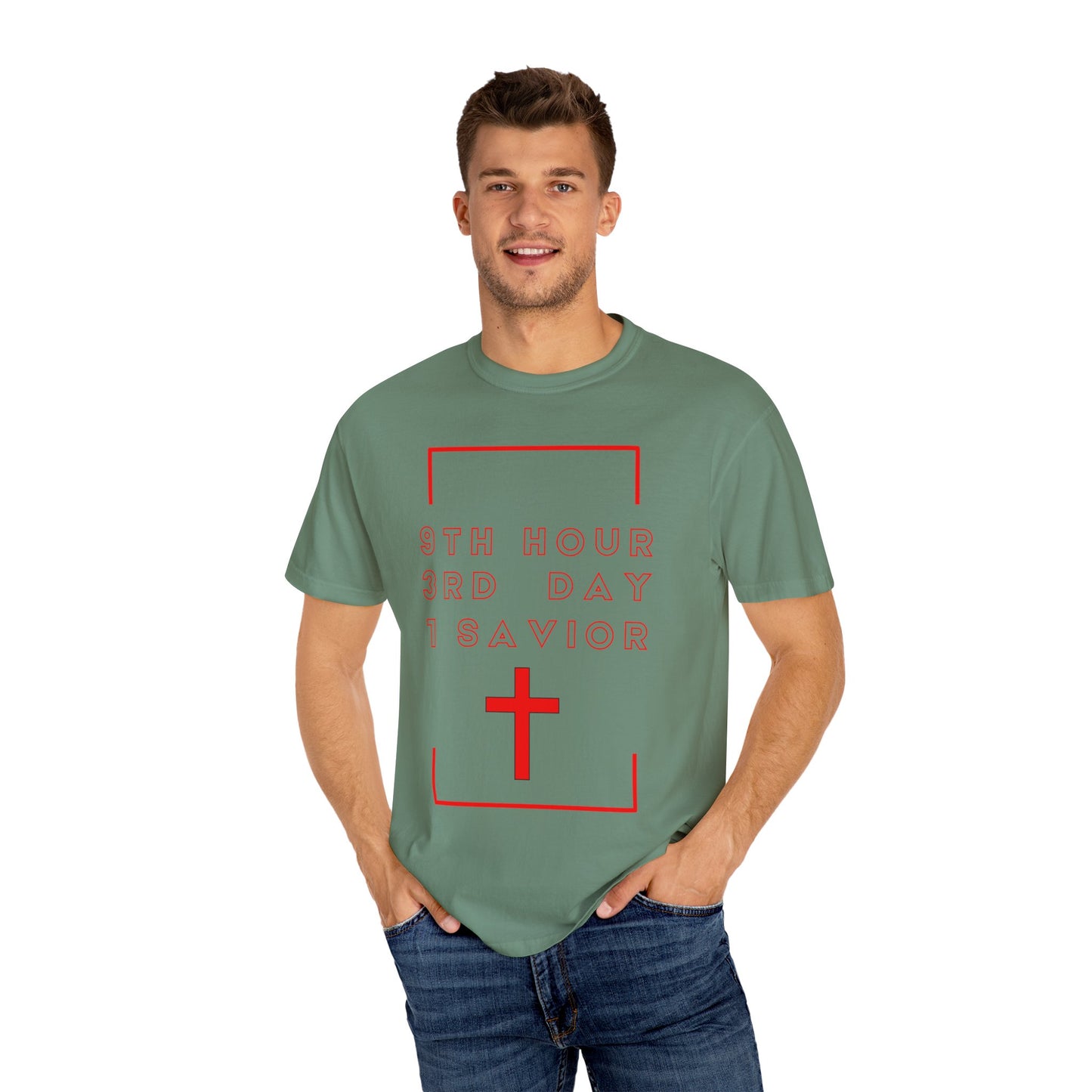 Adult 931 Christian Red Letters