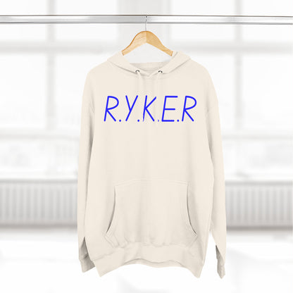 RYKER Christian Blue Letters Hoodie
