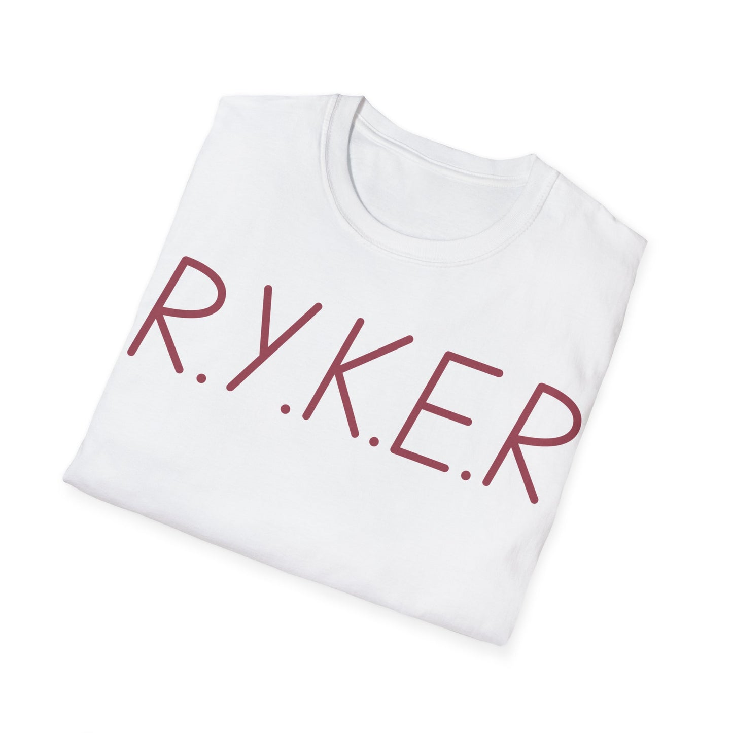 RYKER Christian Marron Letters