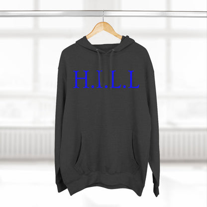 Hill Christian Blue Words Hoodie