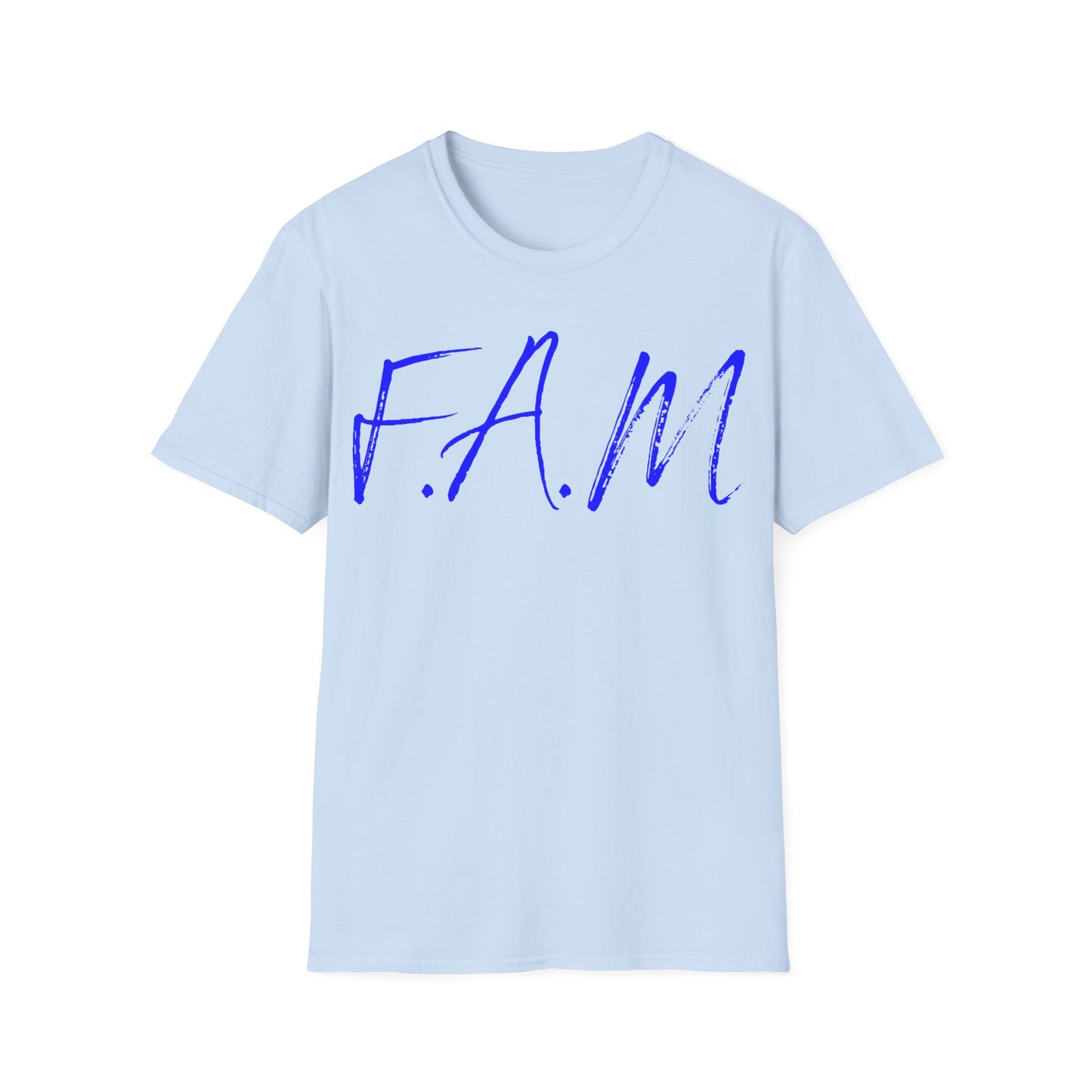 Fam Christian Blue Letters & Image