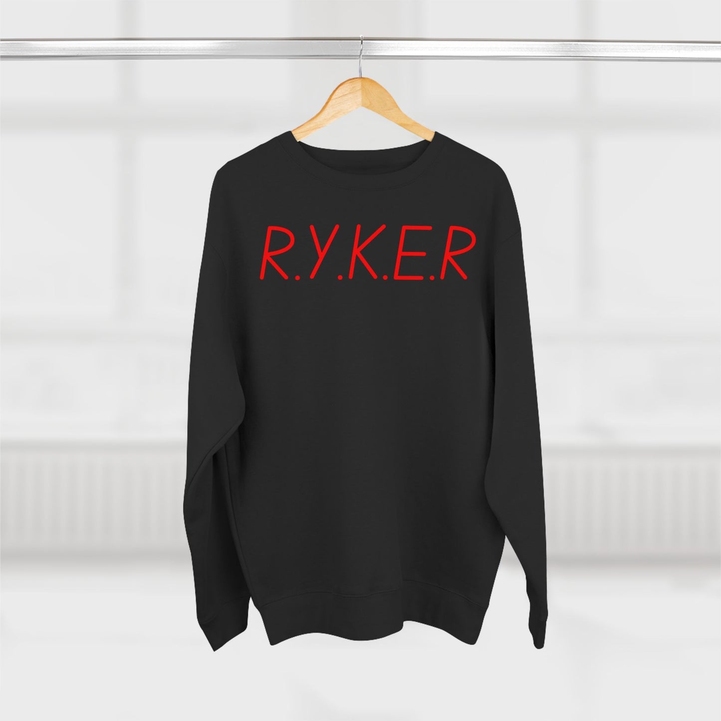 RYKER Christian Red Letters Crewneck