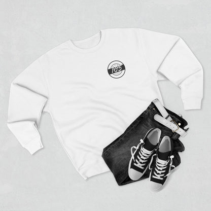 Adult 105 Christian Black and White Letters Crewneck