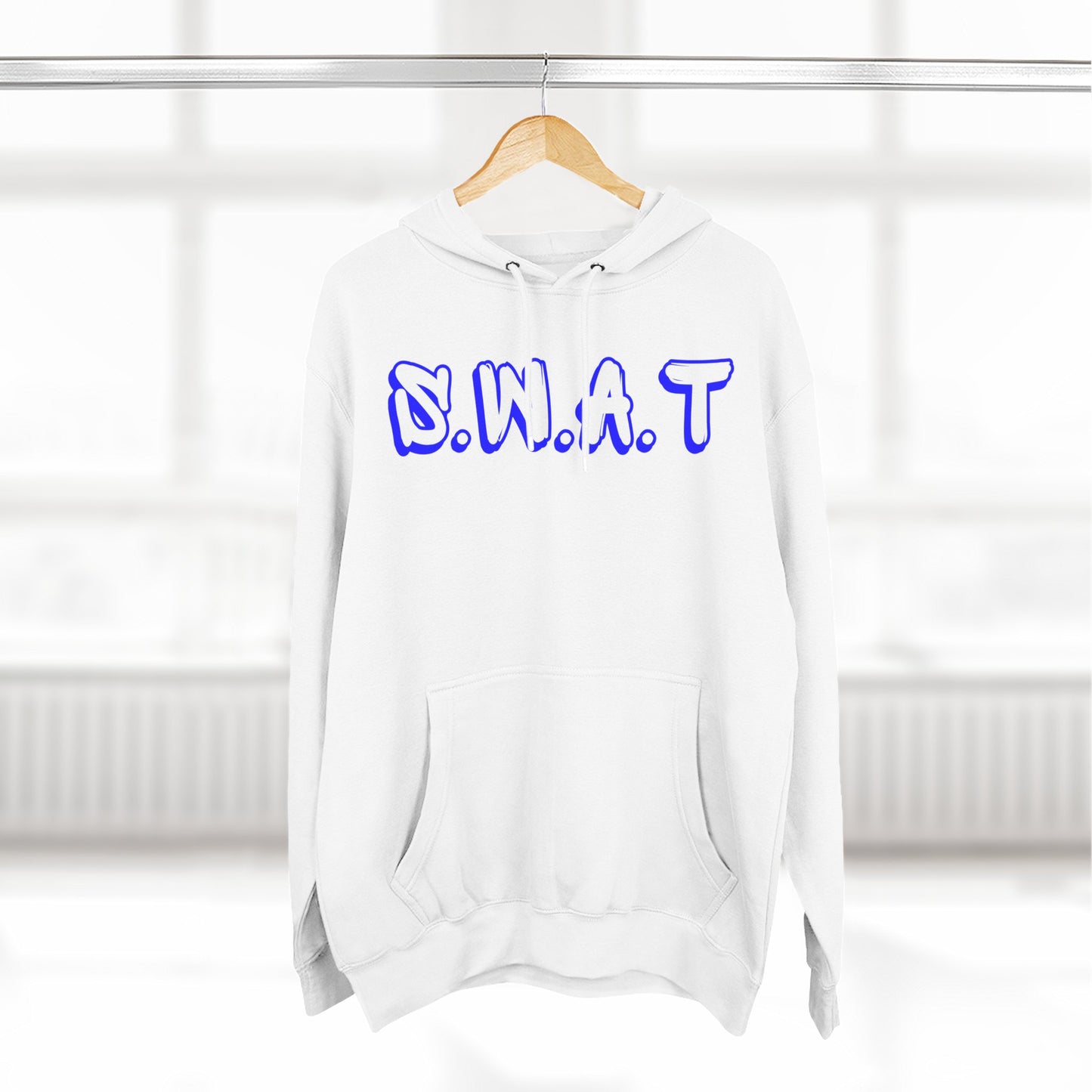 Swat Christian Blue Words Hoodie