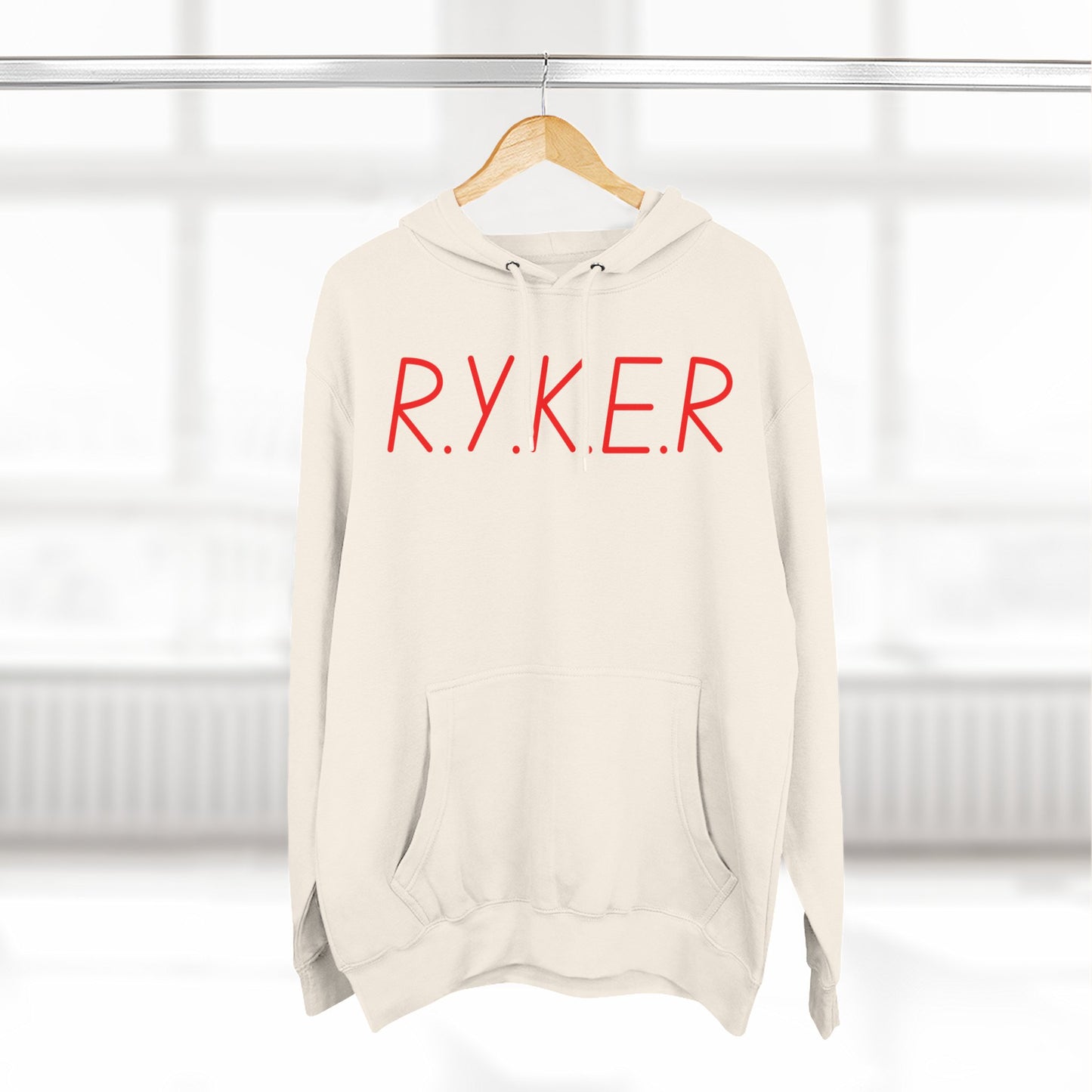 RYKER Christian Red Letters Hoodie