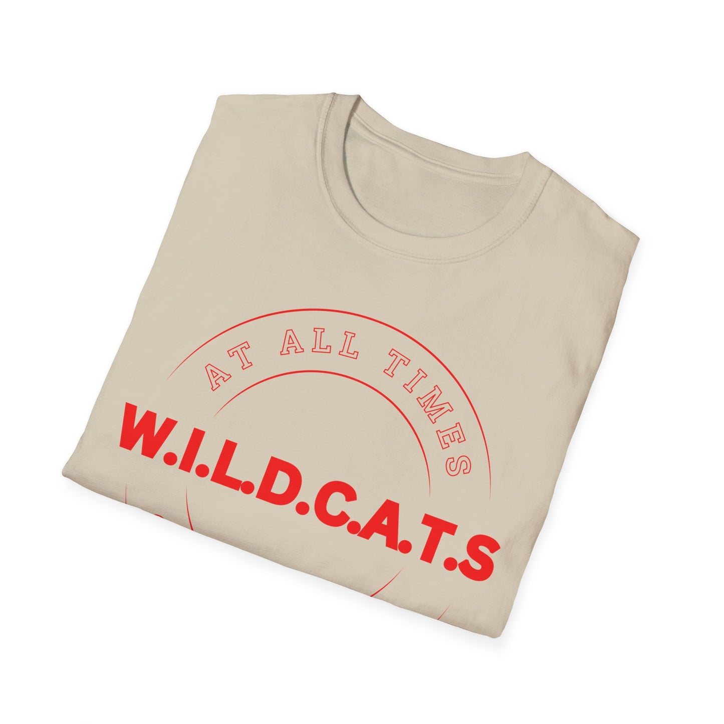 Wildcats Christian Red Letters & Picture