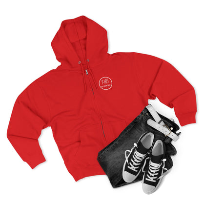 Clothe Yourself White Hoodie Zipper (scripture)