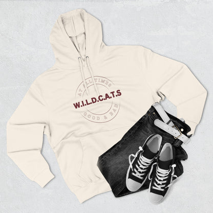 Wildcats Christian Marron Letters & Picture Hoodie