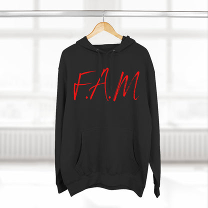 Fam Hoodie Red Words