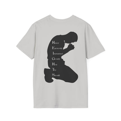 Heights Christian Black Letters & Image