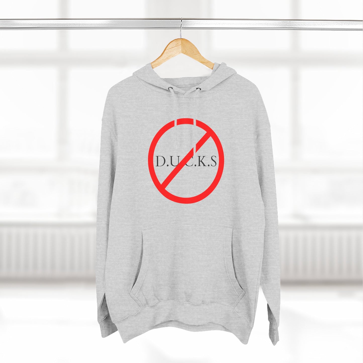 Ducks Christian Black Words Hoodie