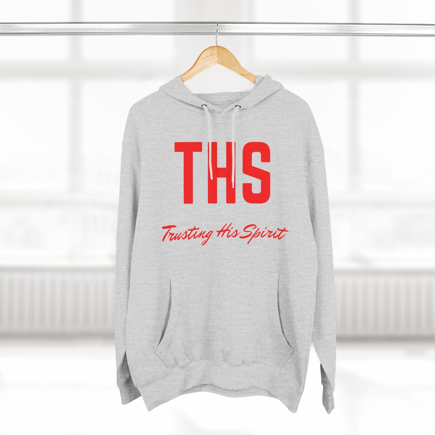 Adult THS Christian Red Letters Hoodie
